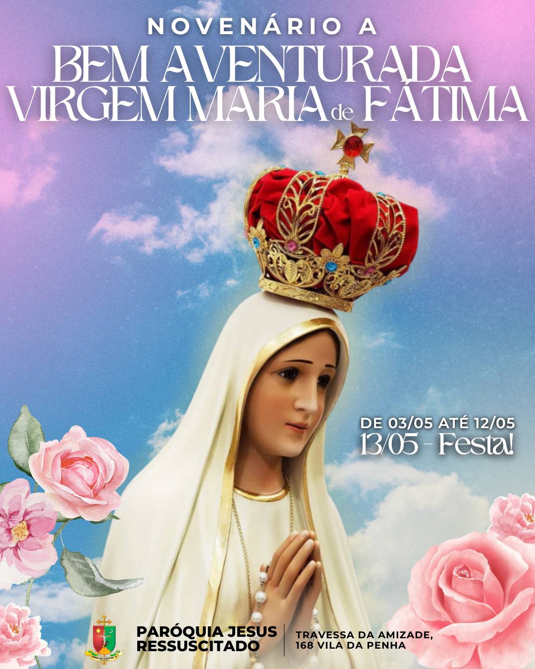 Novenário a Bem Aventurada Virgem de Fátima